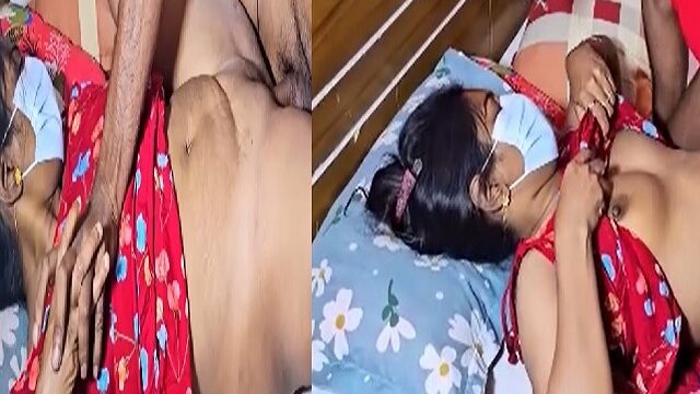 Bangla HD porn sex of step brother fucking stepsister during sleep