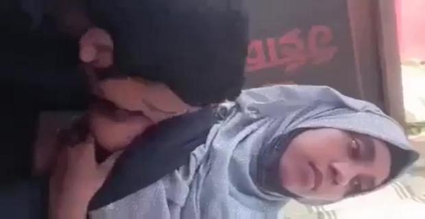 Ajmer Hijab Girl Sania Boob Sucking BF College